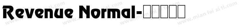 Revenue Normal字体转换